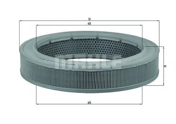 Filtro de aire LX917 Mahle Original